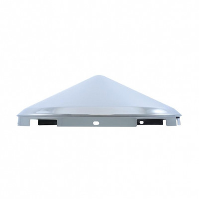 6 Uneven Notched Stainless Steel Pointed Front Hub Cap - 7/16" Lip