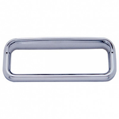 Chrome Bezel For 3" X 13/16" Freightliner Glove Box Emblem