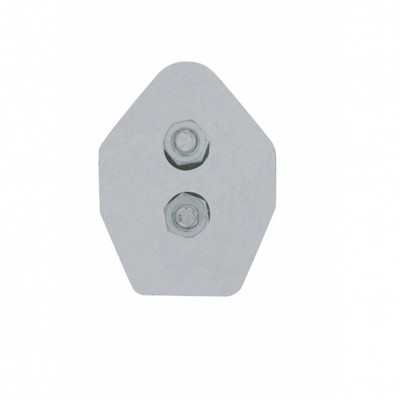 Crystal Large Glass Marker Light - Dark Amber