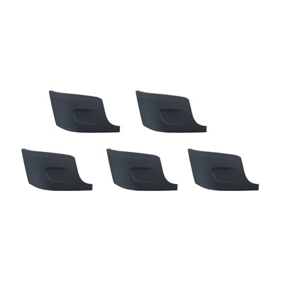 Bumper End Cover Without Fog Light Hole For 2008-2017 Freightliner Cascadia - Passenger (Box Of 5)