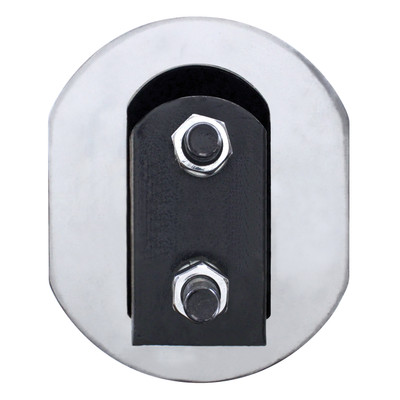 94" Stainless Light Bracket With Five 11 LED 17" Light Bars - Red LED/Red Lens