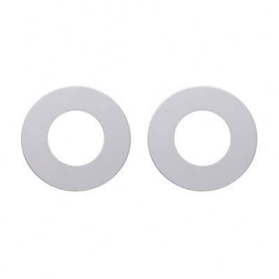 Peterbilt Stainless Tractor/Trailer Air Valve Trim (Card of 2)