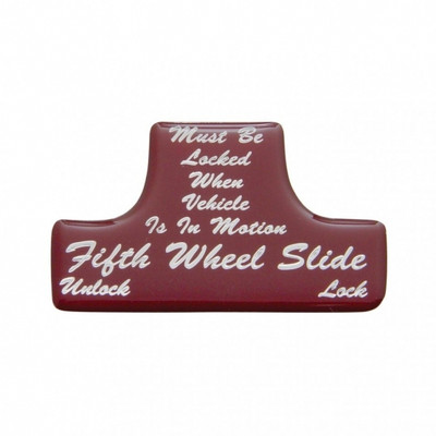 "Fifth Wheel" Switch Guard Sticker Only - Red