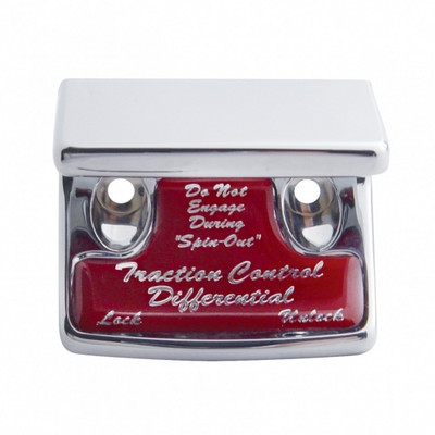 "Traction Control Differential" Switch Guard With Red Sticker