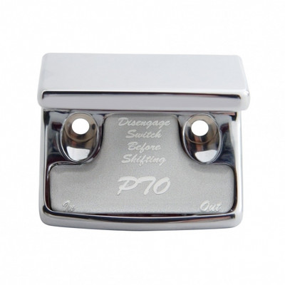 "PTO" Switch Guard With Silver Sticker