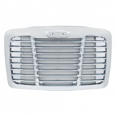 Chrome Grille With Chrome Bug Screen For 2008-2017 Freightliner Cascadia
