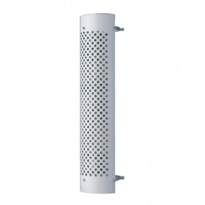 8" 180 Degree Stainless Exhaust Muffler Shield - Round