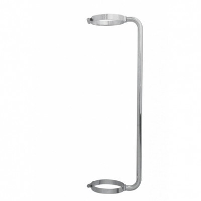 34" Chrome Exhaust Grab Handle - 7" Clamp