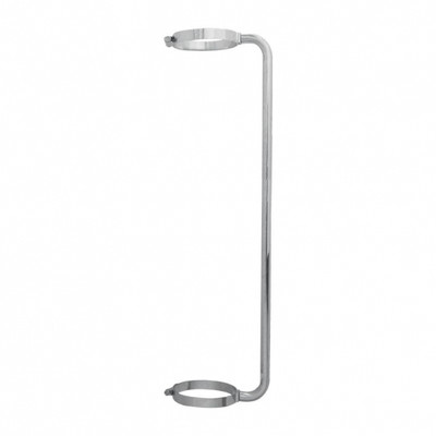 45" Chrome Exhaust Grab Handle - 7" Clamp