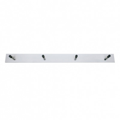 2" X 24" Stainless Top Mud Flap Plate - Welded Stud