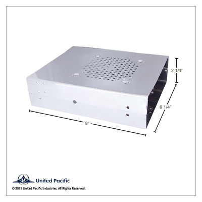 Stainless C.B. Case - Front Output & Speaker Hole