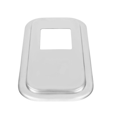 Peterbilt Stainless Steel Shift Plate Cover - 5-3/4" x 4-3/4" Opening (Bulk)