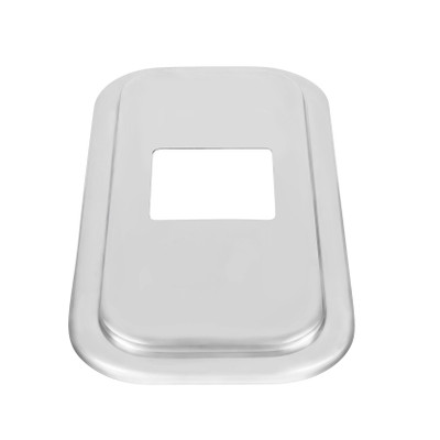 Peterbilt Stainless Steel Shift Plate Cover - 4-7/8" x 4-13/16" Opening (Bulk)