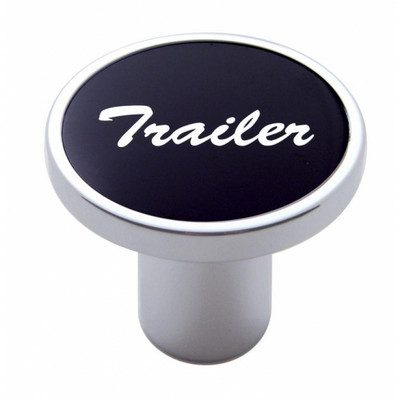 "Trailer" Air Valve Knob - Black Aluminum Sticker