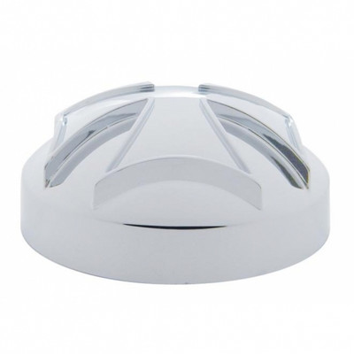Chrome Iron Cross Air Valve Knob Cover