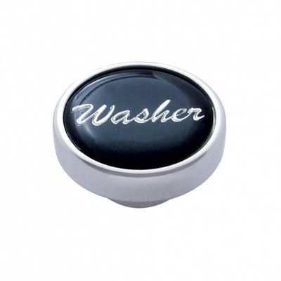 "Washer" Dash Knob - Black Glossy Sticker