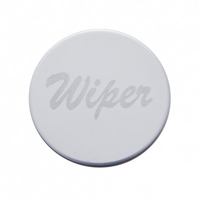 "Wiper" Stainless Dash Knob Plaque Only