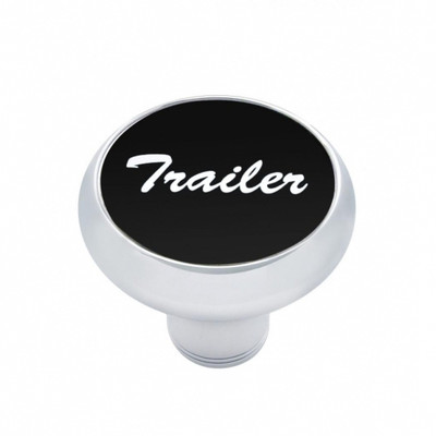 "Trailer" Deluxe Air Valve Knob - Black Aluminum Sticker