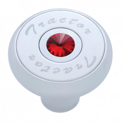 "Tractor" Deluxe Air Valve Knob - Red Diamond