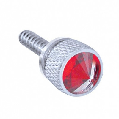 Dash Screw With Red Crystal For 2008-2017 Freightliner Cascadia