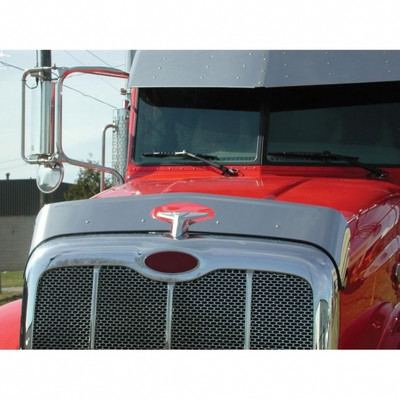 Stainless Bug Deflector For Peterbilt 386