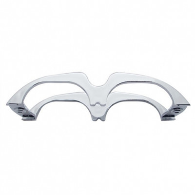 Chrome Plastic Turtle Back Lens Guard