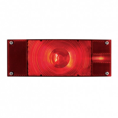 Over 80" Wide Rectangular Submersible Combination Tail Light Without License Light