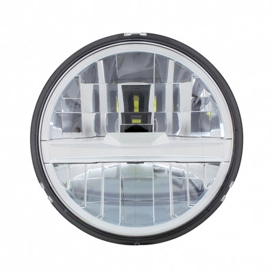 ULTRALIT - 8 High Power LED 5-3/4" Headlight - Silver