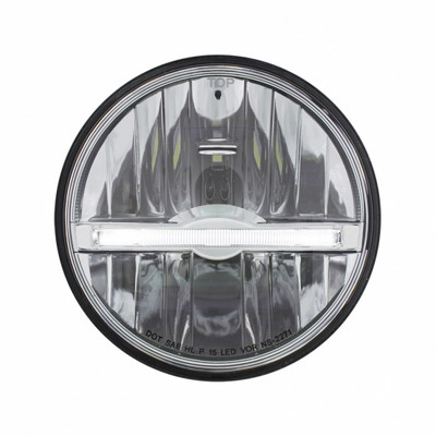 ULTRALIT - 9 LED 5-3/4" LED Headlight With White LED Position Light Bar