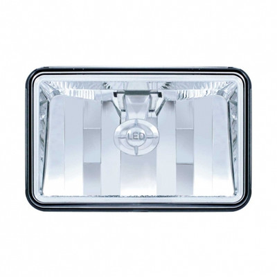 ULTRALIT - Single High Power CREE LED 4" X 6" Headlight - High Beam