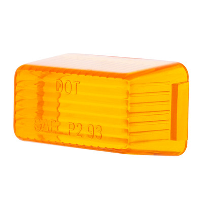 Mini Rectangular Marker Light Lens - Amber
