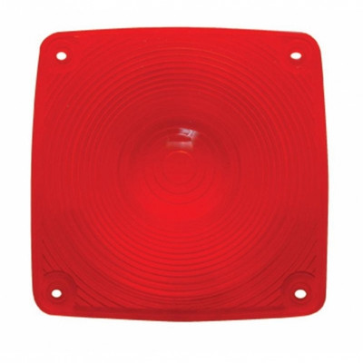 Square Double Face Light Lens - Red