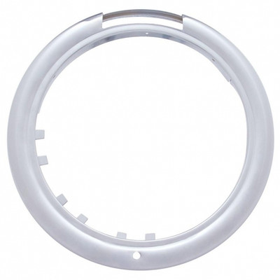 Chrome Classic Headlight H4 With 34 White LED & Dual Mode LED Signal - Clear Lens