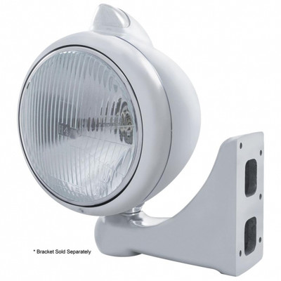 Chrome Guide 682-C Headlight H4 & Original Style LED Signal - Clear Lens