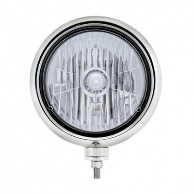 Black Guide 682-C Style Headlight Crystal H4 Bulb