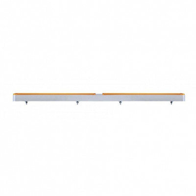 Dual 24 LED Dual Function 12" GloLight Bar With Bezel - Amber LED/Amber Lens
