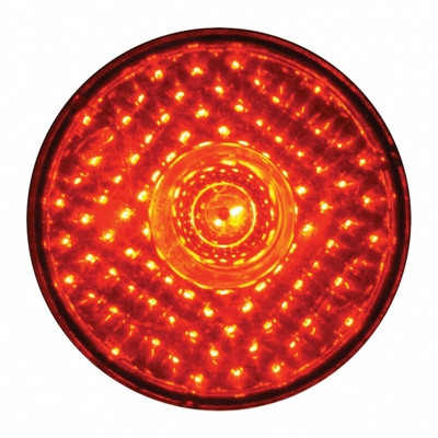 2" Beehive Crystal Light (Clearance/Marker)- Red Lens (Bulk)