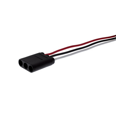 150 Count 3-Prong Female Bullet Plugs Wire Harness Roll - 74' W/6" Lead Between Plugs