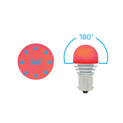 High Power 1156 LED Bulb - Red
