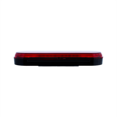 22 LED 6" Oval Abyss Light (Stop, Turn & Tail) - Red LED/Red Lens