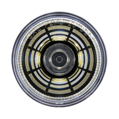 4 LED 2-1/2" Round Abyss Light (Clearance/Marker) - White LED/Clear Lens