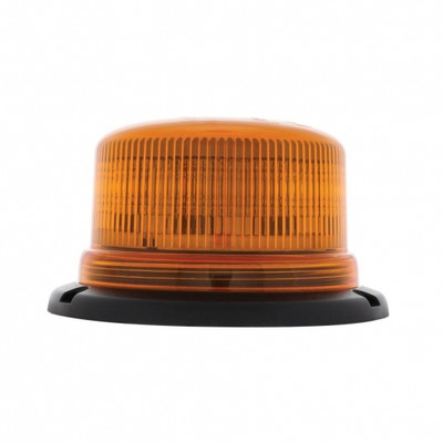 8 High Power LED Low Profile Beacon Light - Permanent Mount