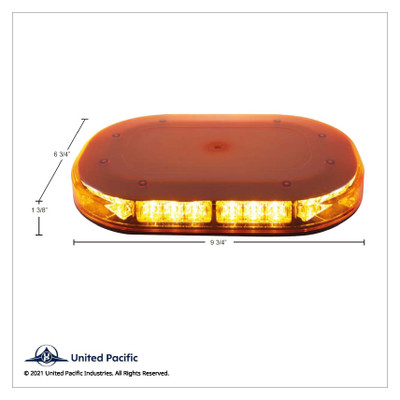 30 High Power LED Micro Warning Light Bar - Magnet Mount