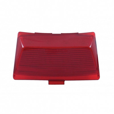 8 LED Harley Fender Tip Light - Red LED/Red Lens
