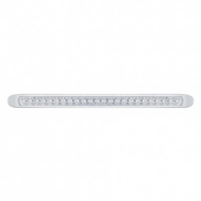 23 LED 17-1/4" Reflector Light Bar With Bezel (Stop, Turn & Tail) - Red LED/Clear Lens