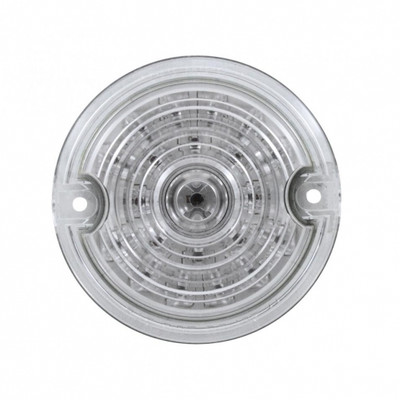 21 LED 3-1/4" Dual Function Harley Signal Light With 1157 Plug - Amber LED/Clear Lens