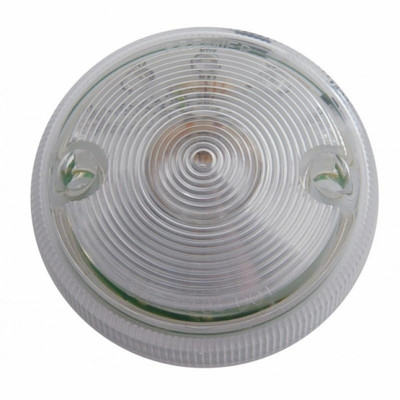 15 LED 3" Single Face Light Only - Amber LED/Clear Lens