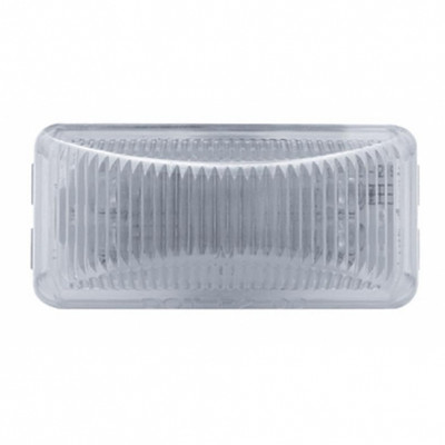 6 LED Rectangular Light (Clearance/Marker) - Amber LED/Clear Lens