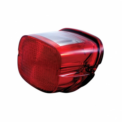 29 LED Harley Tail Light With 4 LED License Light - Red LED/Red Lens