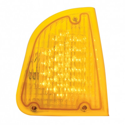 29 LED Turn Signal Light For 1985-2007 Kenworth T600 (Passenger) - Amber LED/Amber Lens